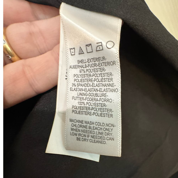 DRESS THE POPULATION *SALE* NWT $198 Sandra Plunging V Neck Black Maxi Size XXS - Picture 12 of 12